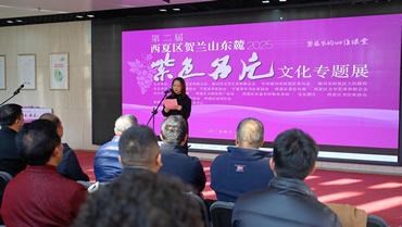 宁夏西夏区 “紫色名片”文化展讲述贺兰山葡萄酒故事